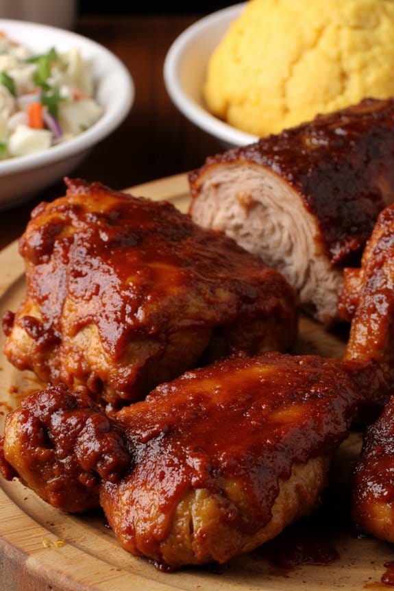 smoky barbecue chicken ribs