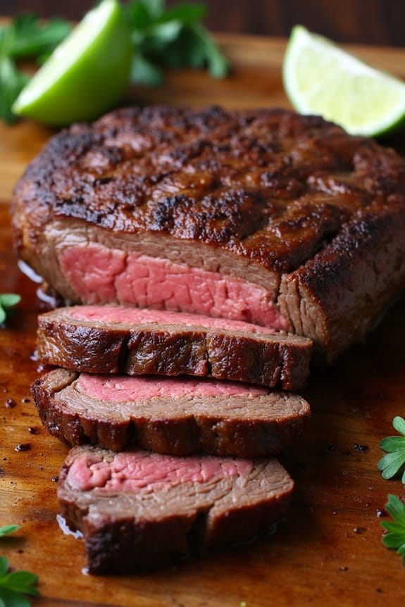 smoky chipotle hanger steak