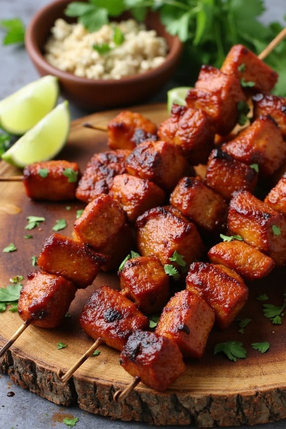 smoky chipotle lime skewers