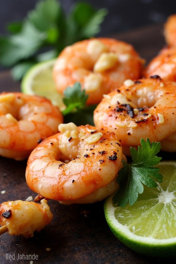 spicy garlic lime shrimp