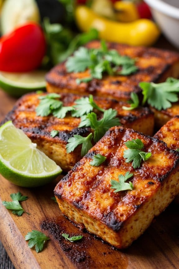 spicy grilled tofu steaks