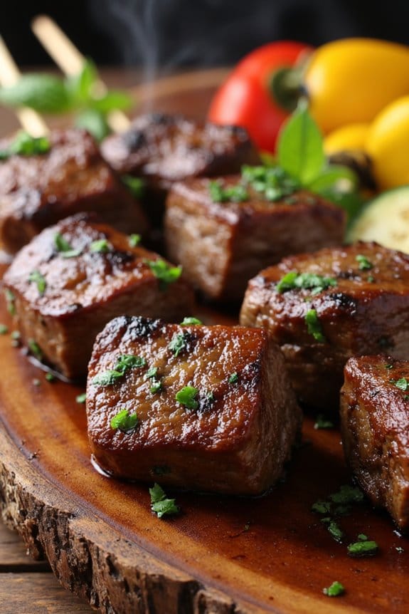 spicy mint lamb skewers recipe