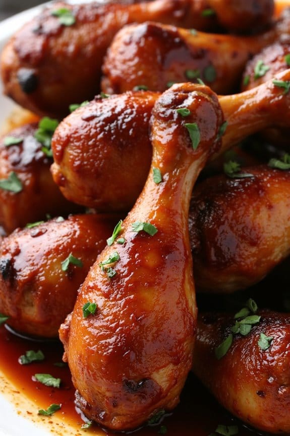 sticky bbq chicken drumsticks