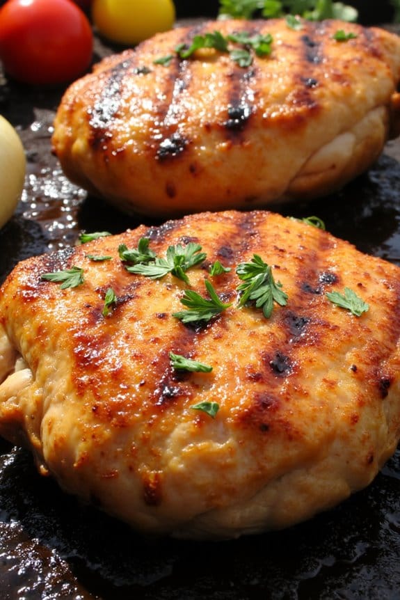 sweet and savory grilled chicken