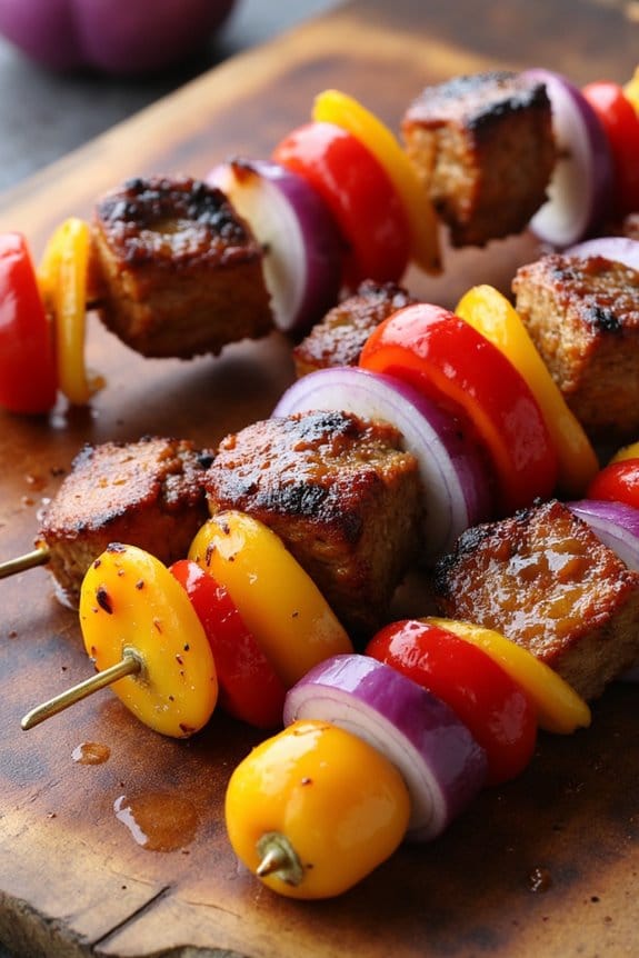 sweet and spicy kabobs