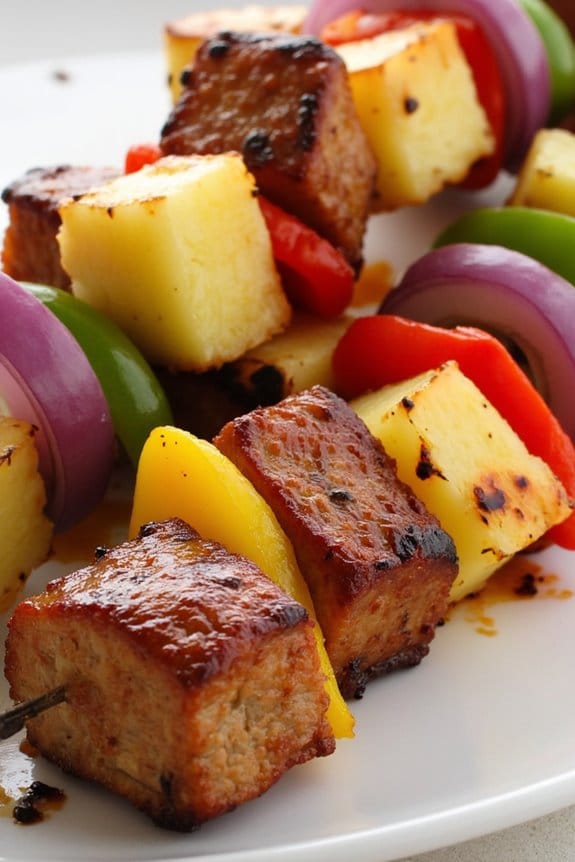 sweet and spicy kabobs