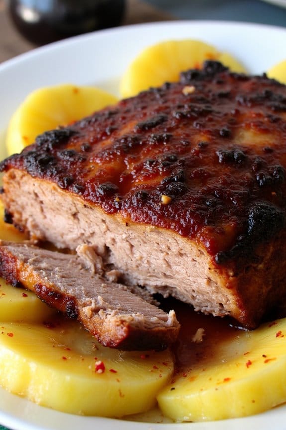 tangy pineapple soy marinade