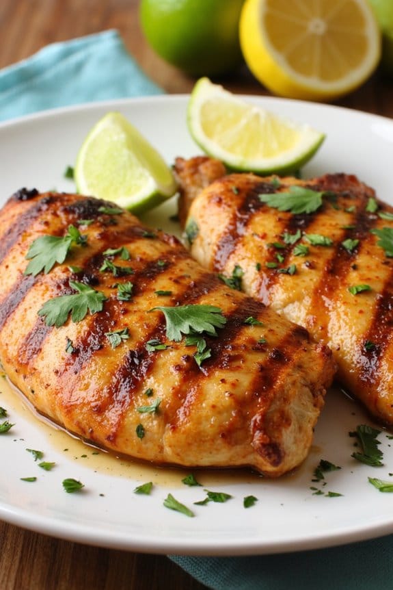 tropical citrus marinated chicken