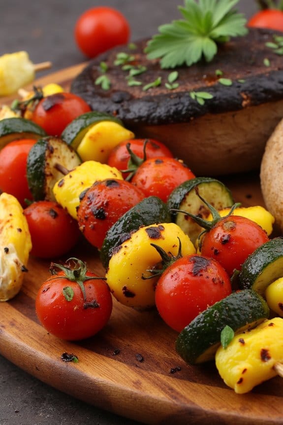 vegetarian bbq platter delight