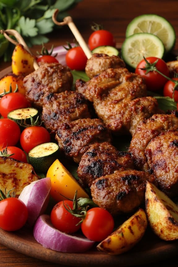 veggies and meats fusion