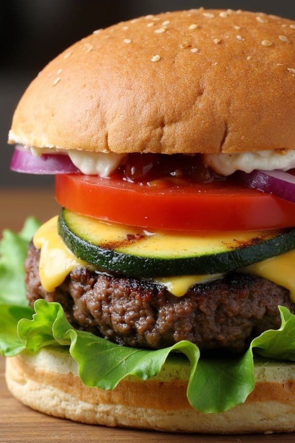 zucchini wraps replace traditional buns